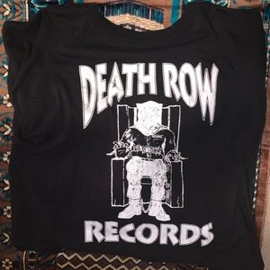 Men’s Long Sleeve Death Row Records Graphic Shirt